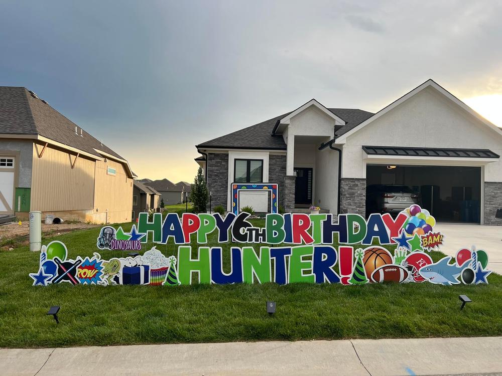 best birthday yard signs